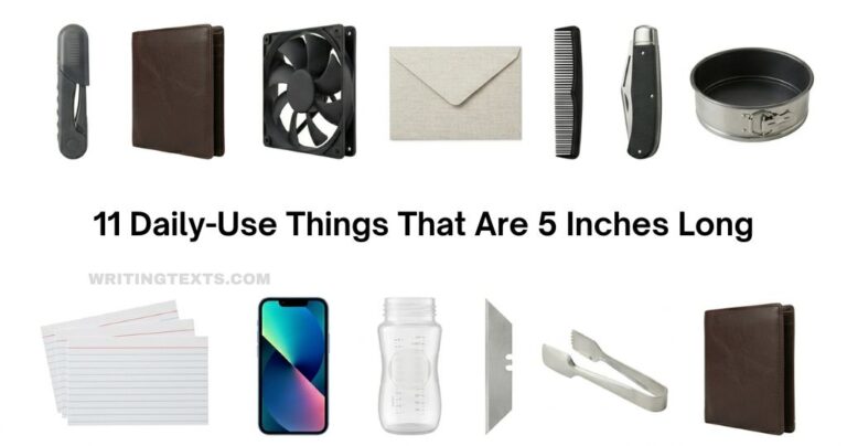 13 Daily-Use Things That Measure 5 Inches Long