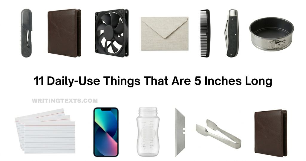 13 Daily-Use Things That Measure 5 Inches Long