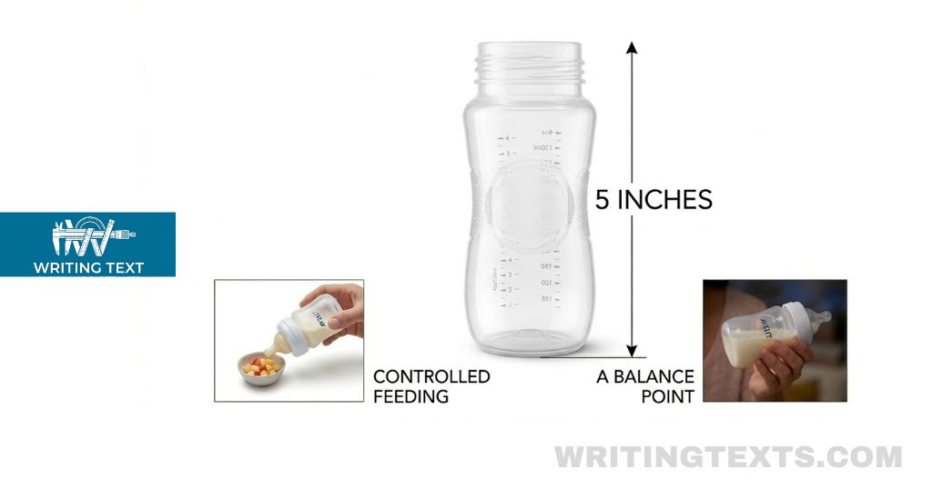 4 oz baby bottle measures 5 inches long
