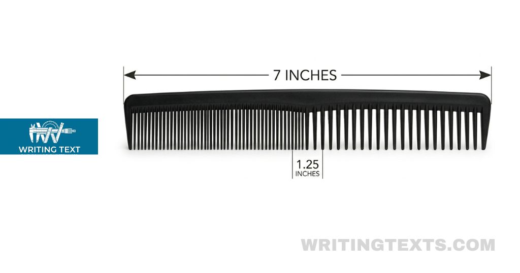 Barber Hair Comb measure 7 inches long