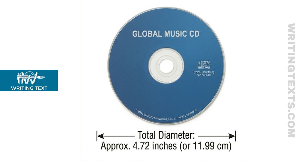 CD or DVD Measures 4 Inches Long