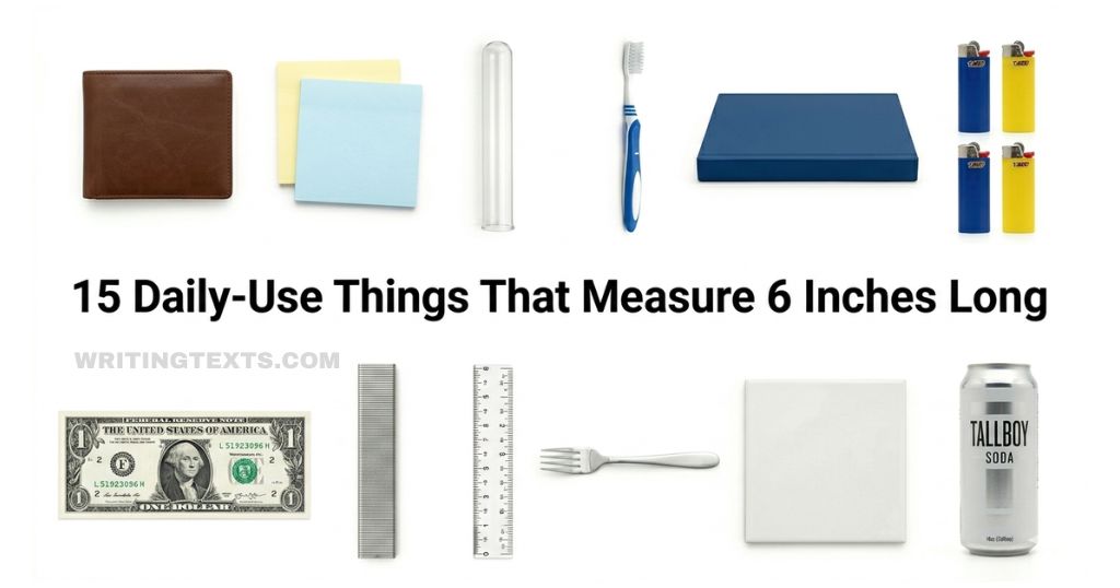15 Daily Use Things That Measure 6 Inches Long - 2026