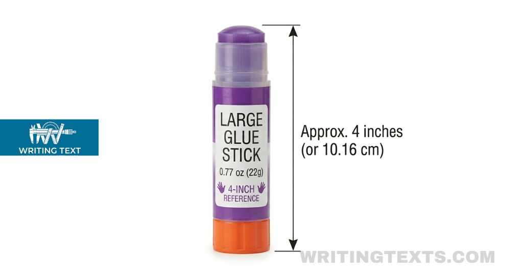 Large Glue Stick Measures 4 Inches Long
