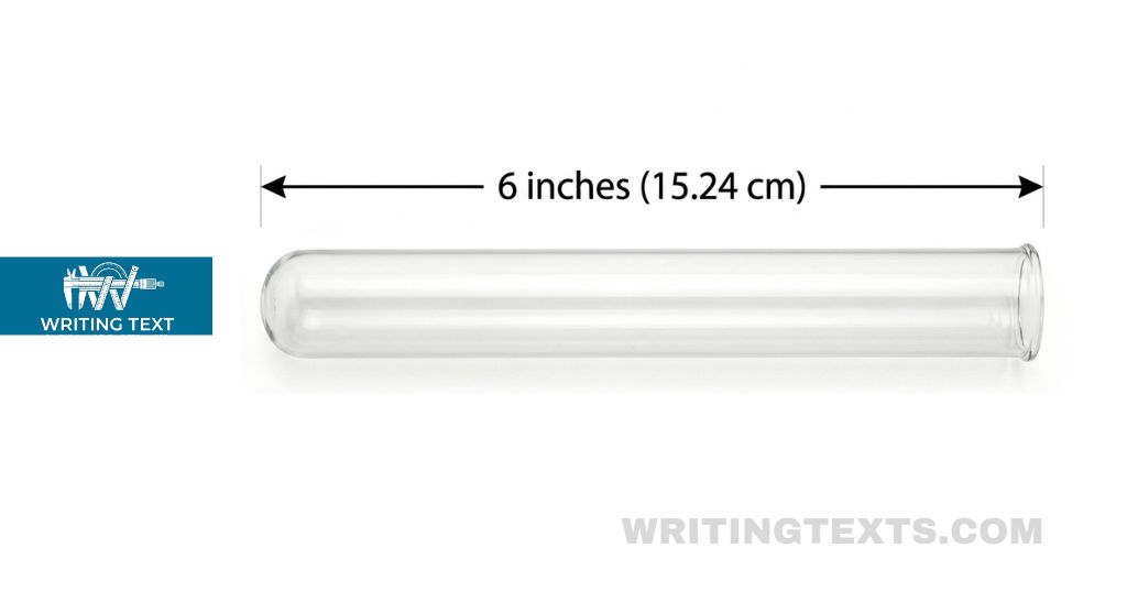 Test Tube measures 6 inches long