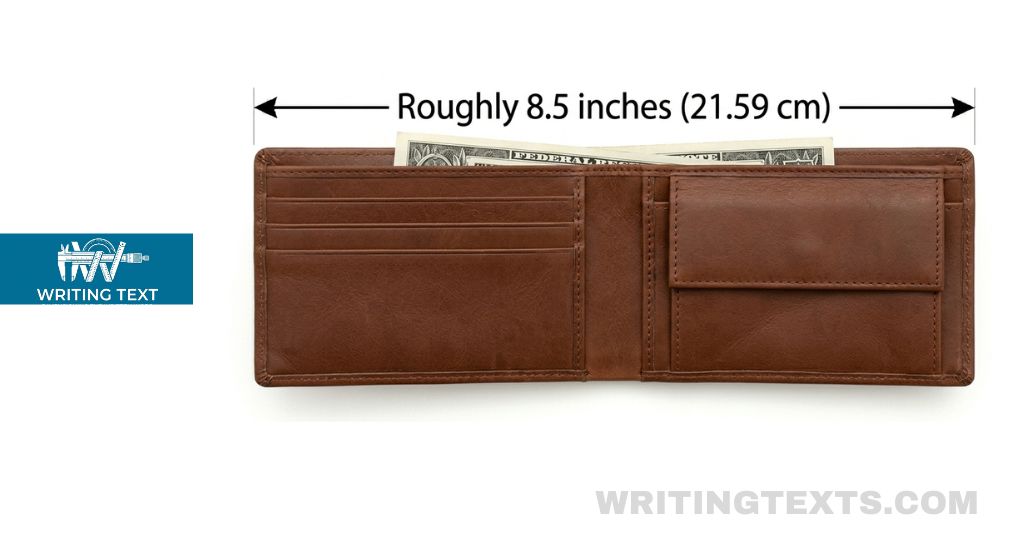 Wallet measures 6 inches long