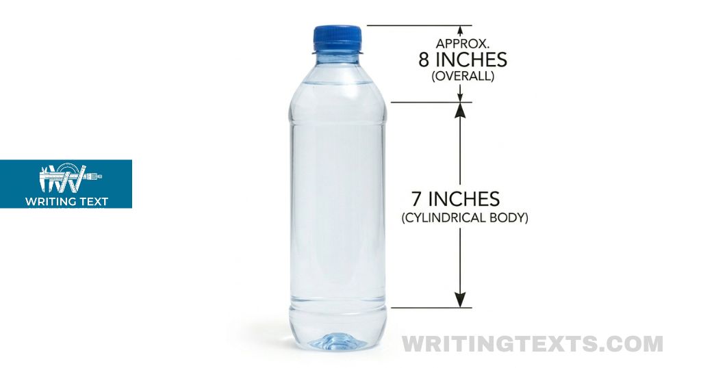Water Bottle Body measures 7 inches long