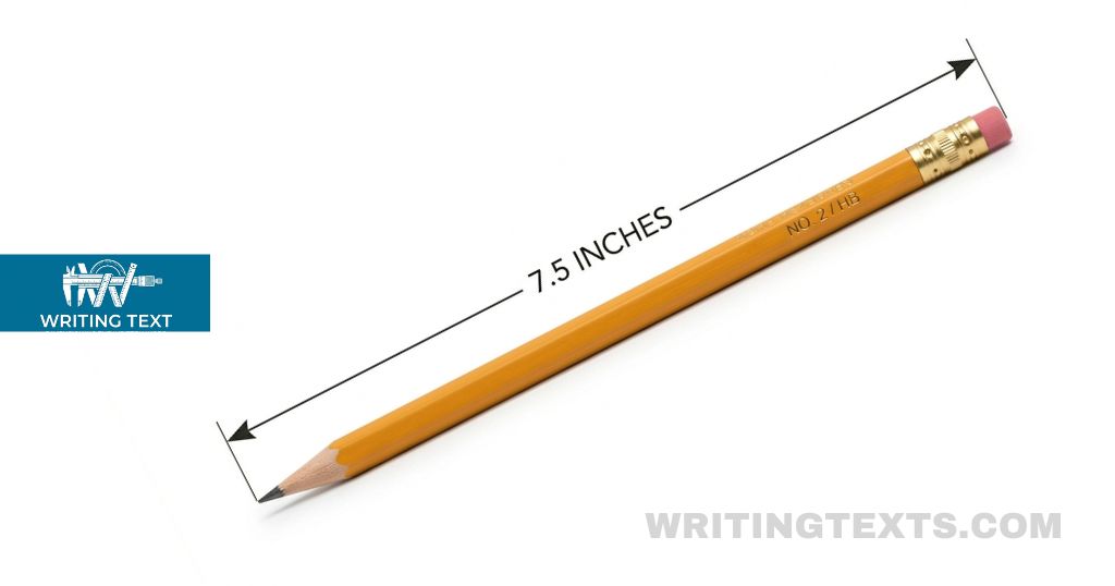 Wood Pencil measure 7 inches long