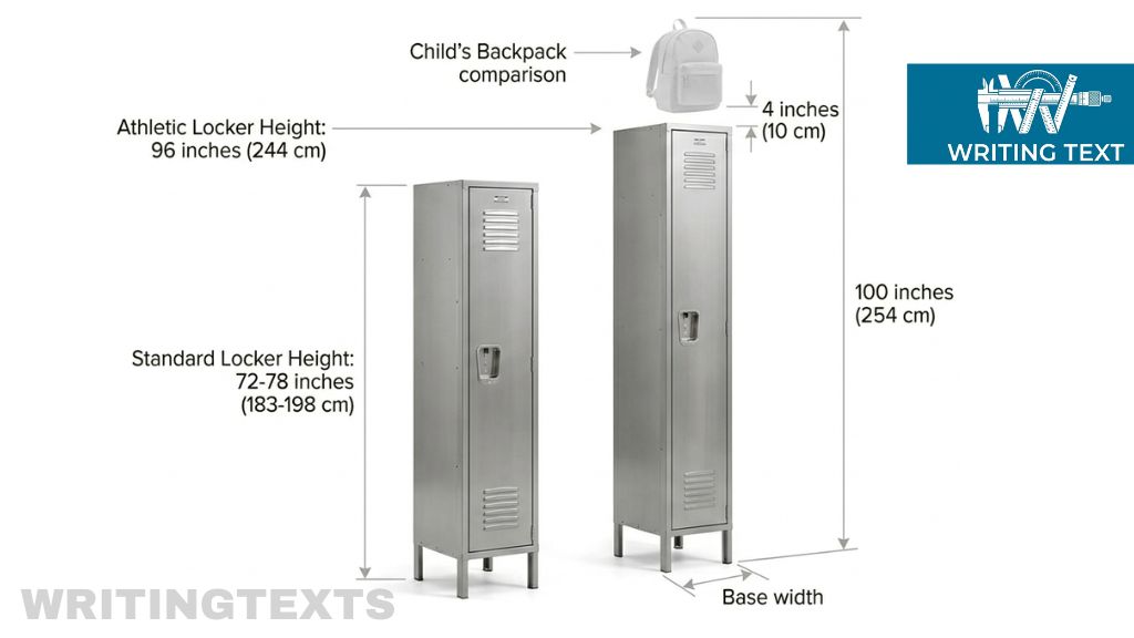 A School Locker Measures 100 Inches Long