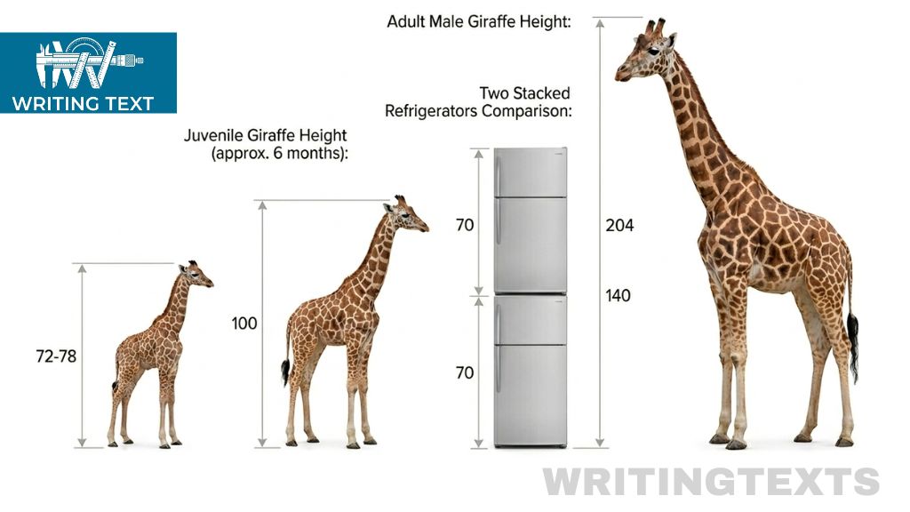 A Six-Month-Old Giraffe 100 Inches Long