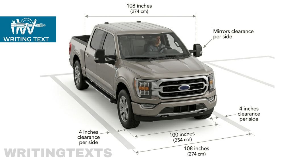 A Standard Parking Space 100 Inches Long