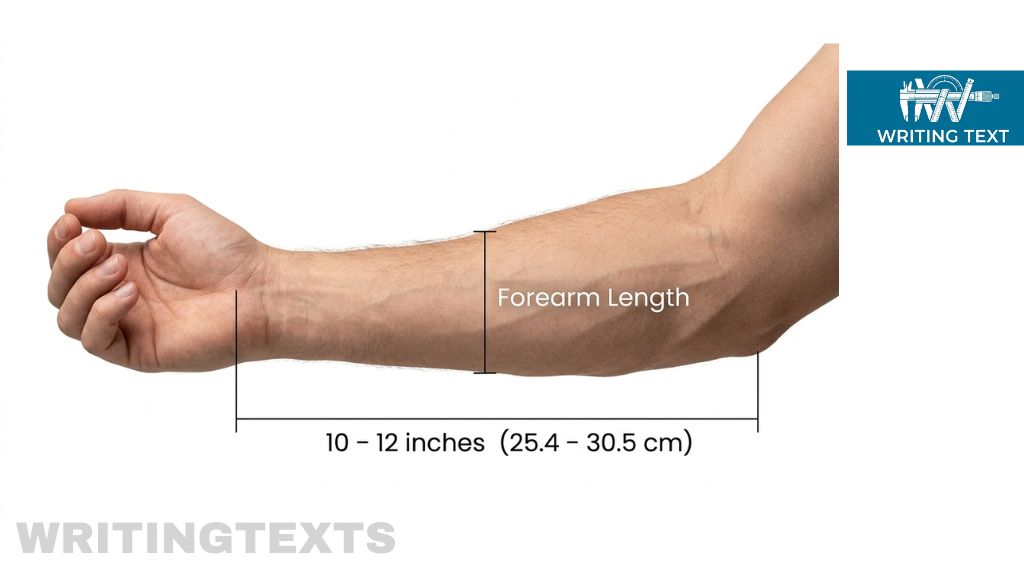 Adult Forearm Wrist to Elbow 12 Inches Long