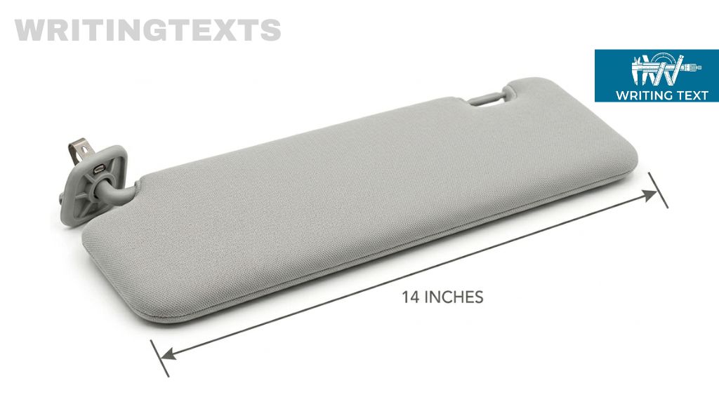 Car Sun Visor Long Side 14 Inches Long
