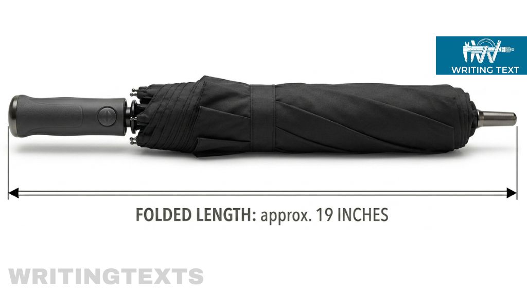 Compact Travel Umbrella 19 Inches Long