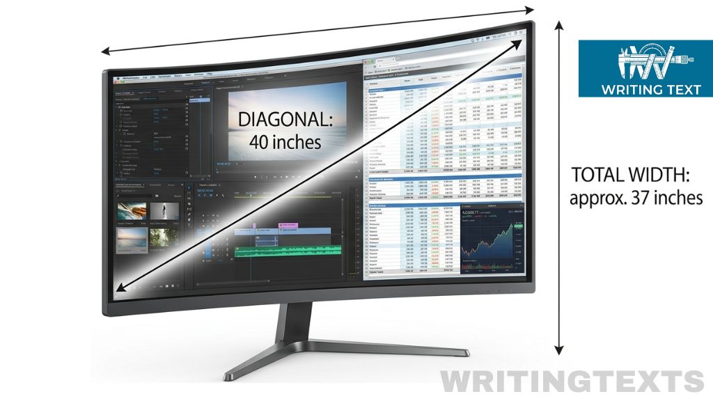 Curved Ultrawide Monitor 40 Inches Long