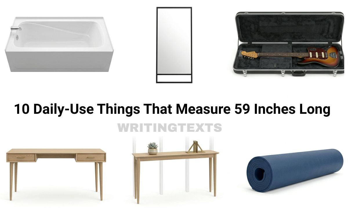 10 Daily-Use Things That Measure 59 Inches Long – 2026