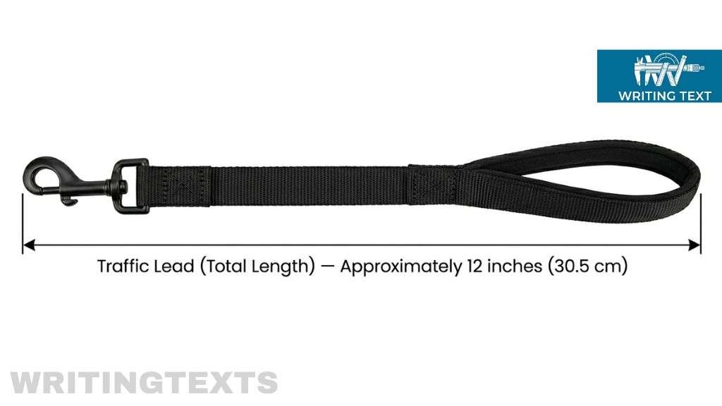 Dog Leash Traffic Lead 12 Inches Long