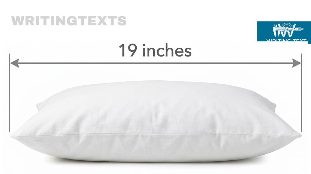 Large Bed Pillow 19 Inches Long