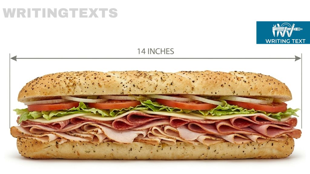 Large Deli Sandwich 14 Inches Long