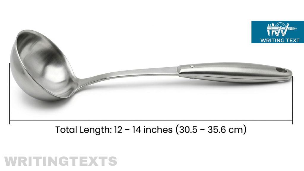 Large Soup Ladle (Total Length) 12 Inches Long