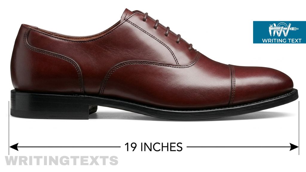 Men’s Dress Shoe 19 Inches Long