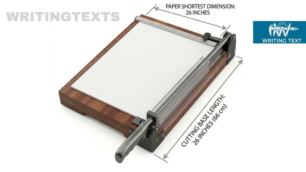 Professional Guillotine Paper Cutter 26 Inches Long