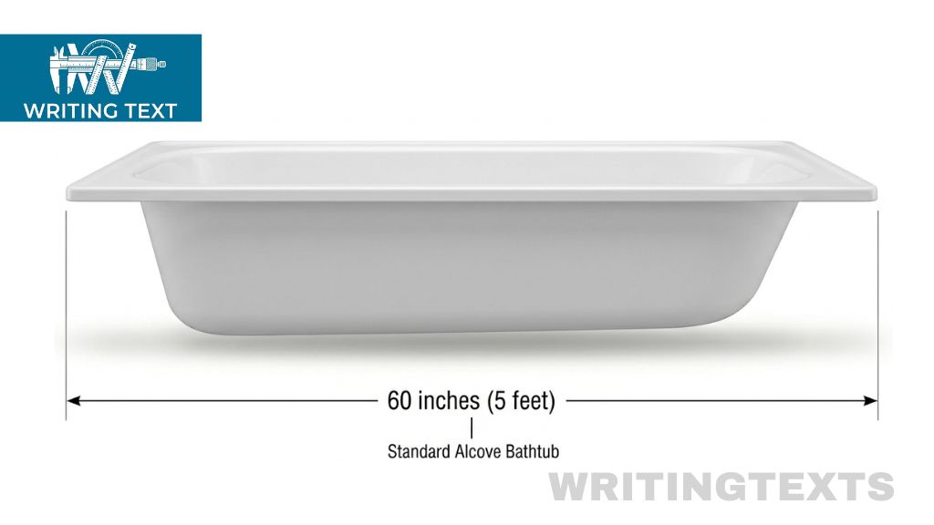 Standard Alcove Bathtub Measure 102 Inches Long