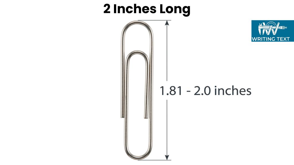 Large Metal Paperclip 2 Inches Big or Long