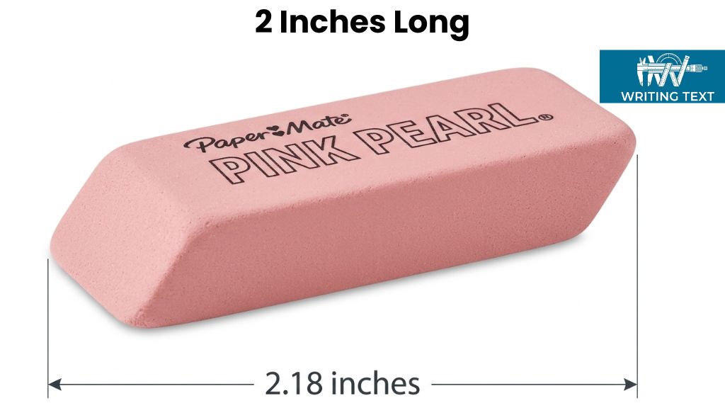 Classic Pink Pearl Eraser 2 Inches Big or Long