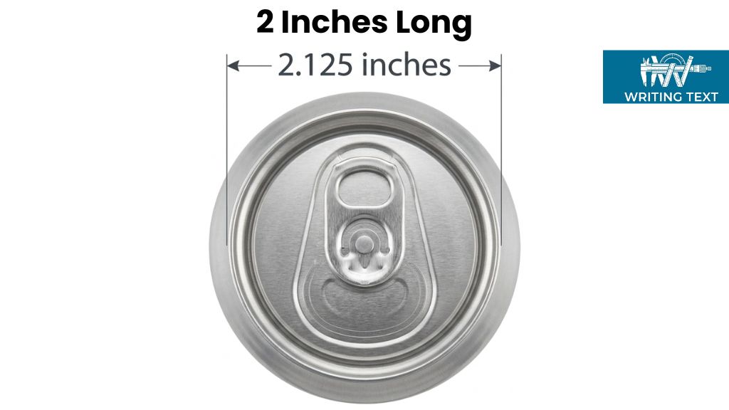 Soda Can Lid Diameter 2 Inches Big or Long