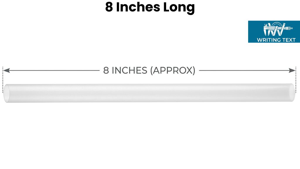 Standard Drinking Straw That Is 8 Inches Long or Big