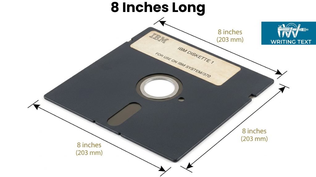 The Original 8-Inch Floppy Disk That Is 8 Inches Long or Big