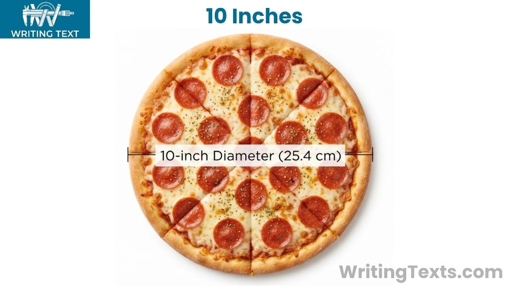 10-Inch Pizza That Is 10 Inches Big
