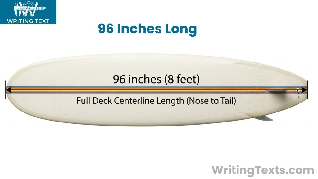 8-Foot Longboard Surfboard That Are 96 Inches Long