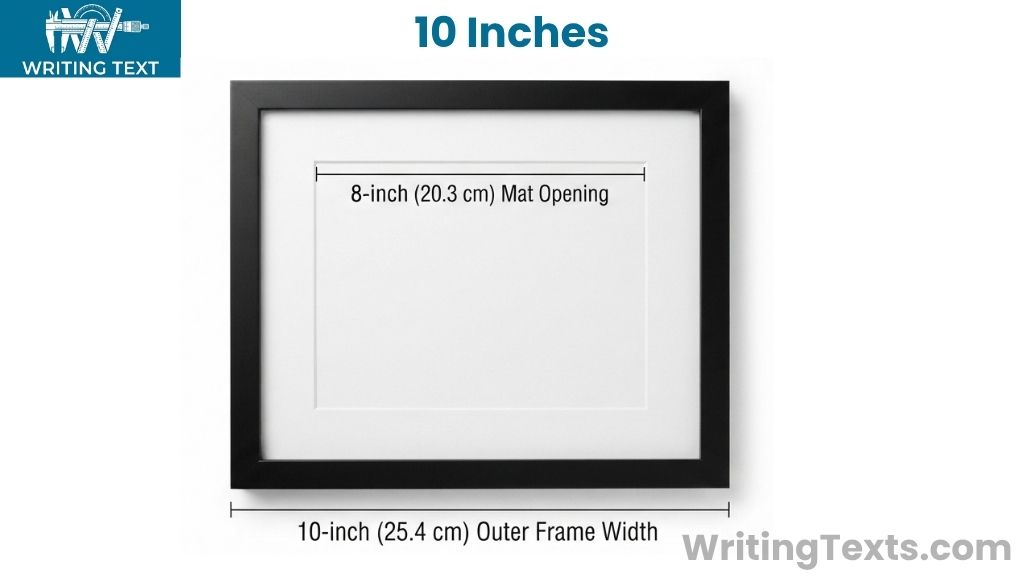 8×10 Picture Frame Short Side That Is 10 Inches Long