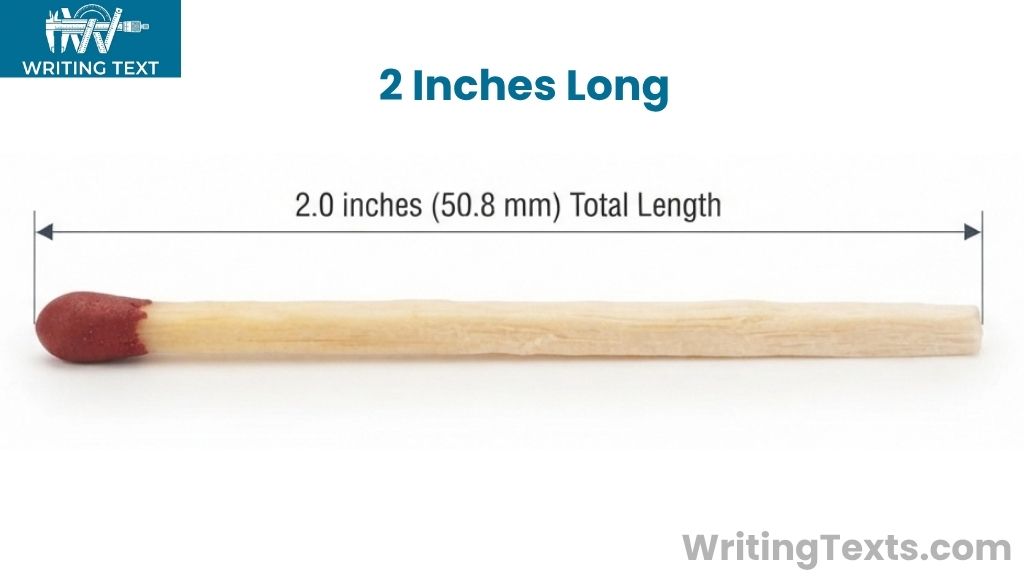 A Matchstick That Is 2 Inches Long