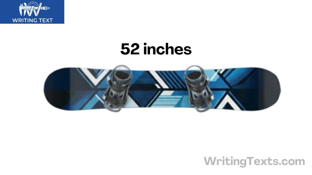 Adult Short / Youth Large Snowboard That is 52 Inches Long