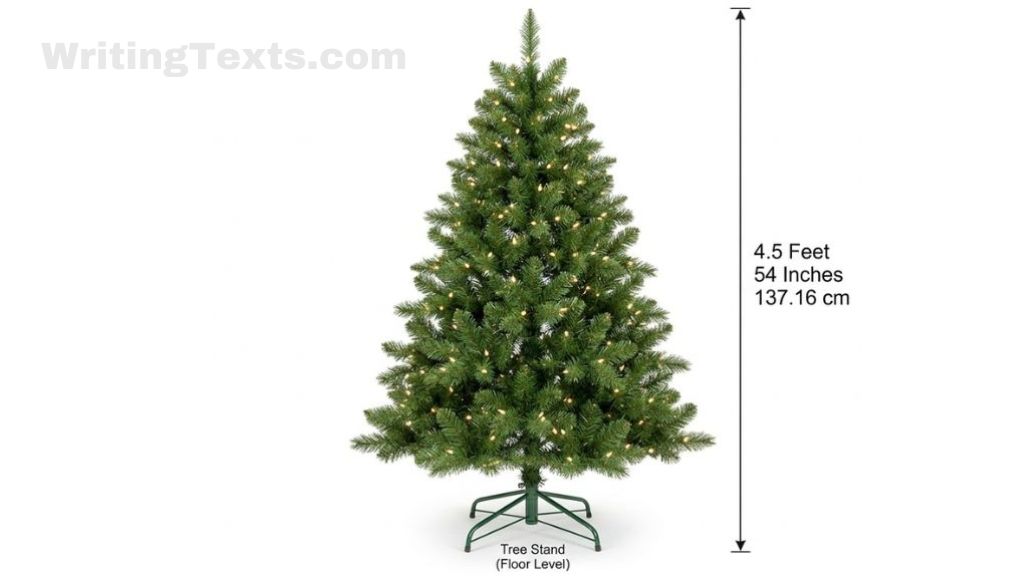 Artificial Christmas Tree That Is 54 Inches Long