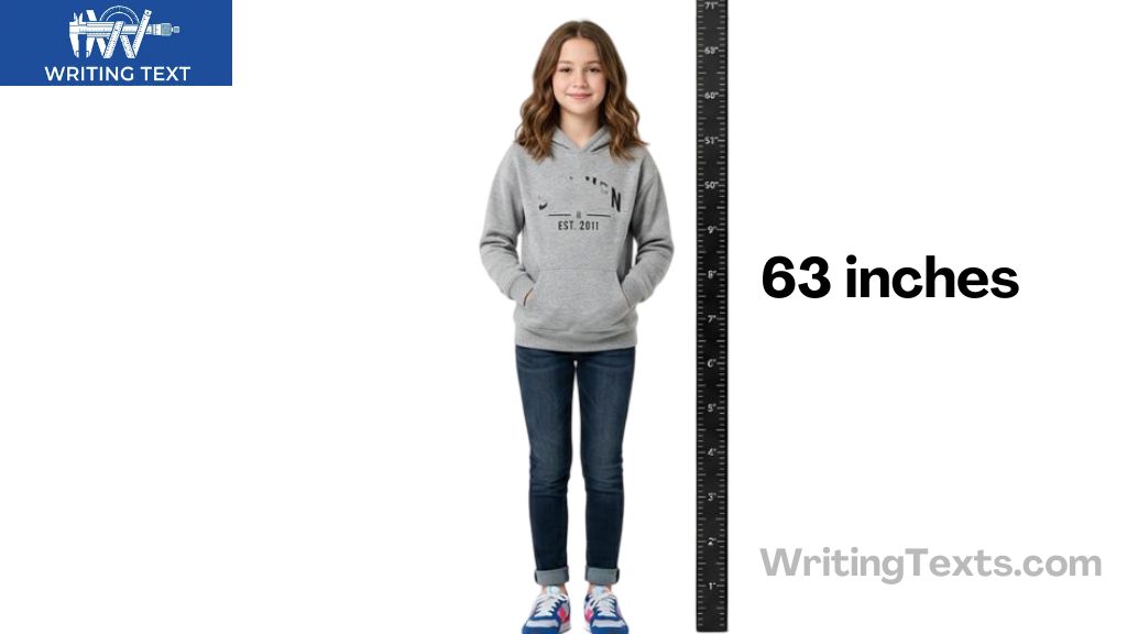Average Height of a 12-to-13-Year-Old Girl That is 63 Inches Long