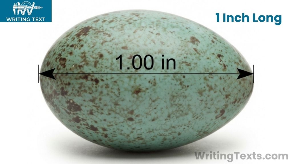 Blue Jay Egg That Is 1 Inch Long