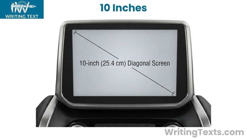 Car Tablet Display Screen That Is 10 Inches Long