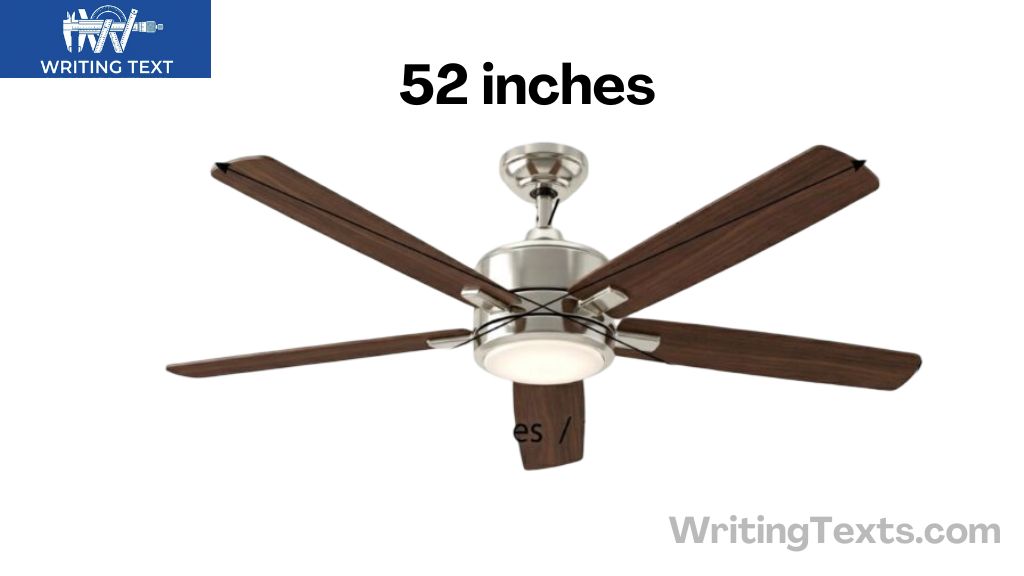 Ceiling Fan That is 52 Inches Long