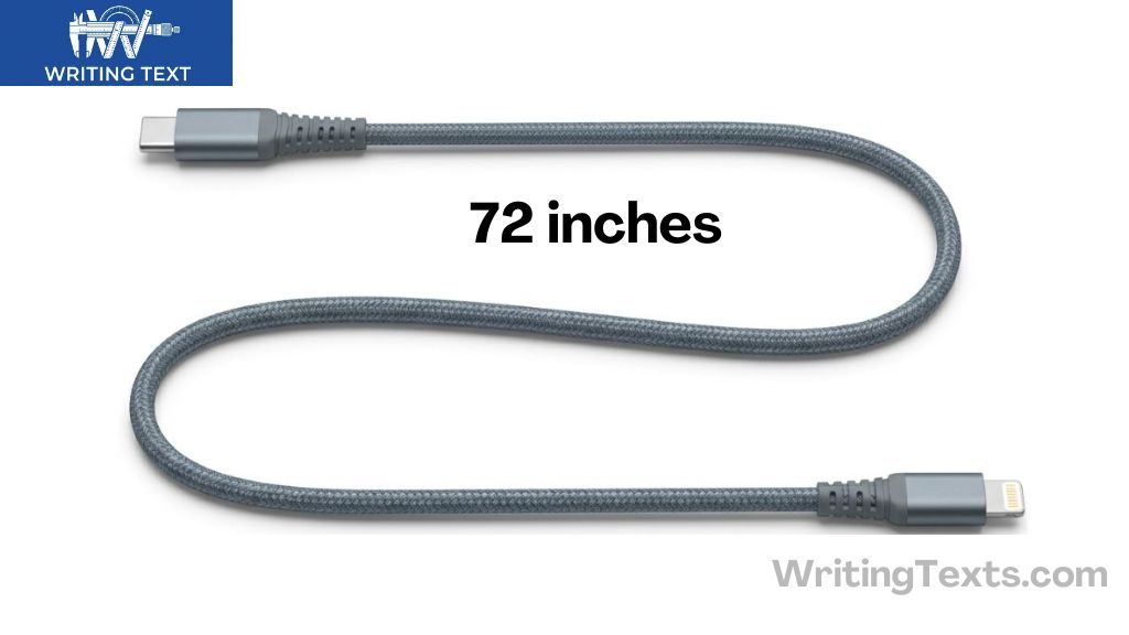 Charging Cable That is 72 Inches Long