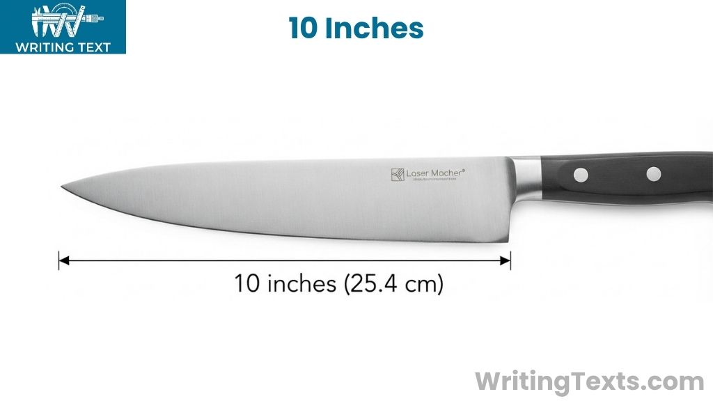Chef’s Knife Blade That Measure 10 Inches Long