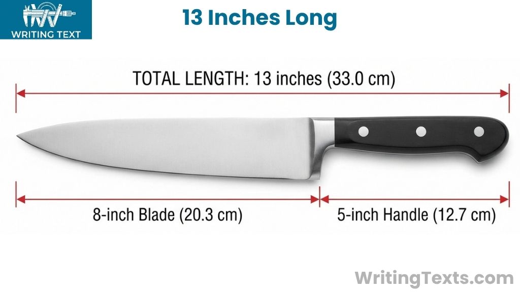 Chef’s Knife That Measure 13 Inches Long
