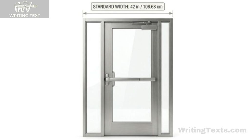 Commercial Entry Door That Is 42 Inches Long