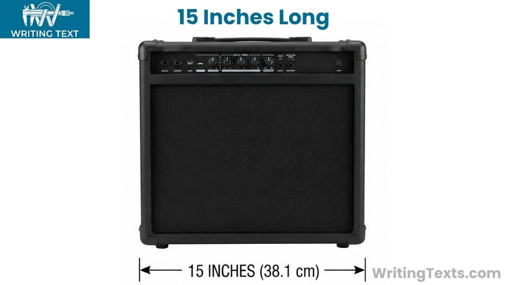 Compact Guitar Practice Amp That Is 15 Inches Long