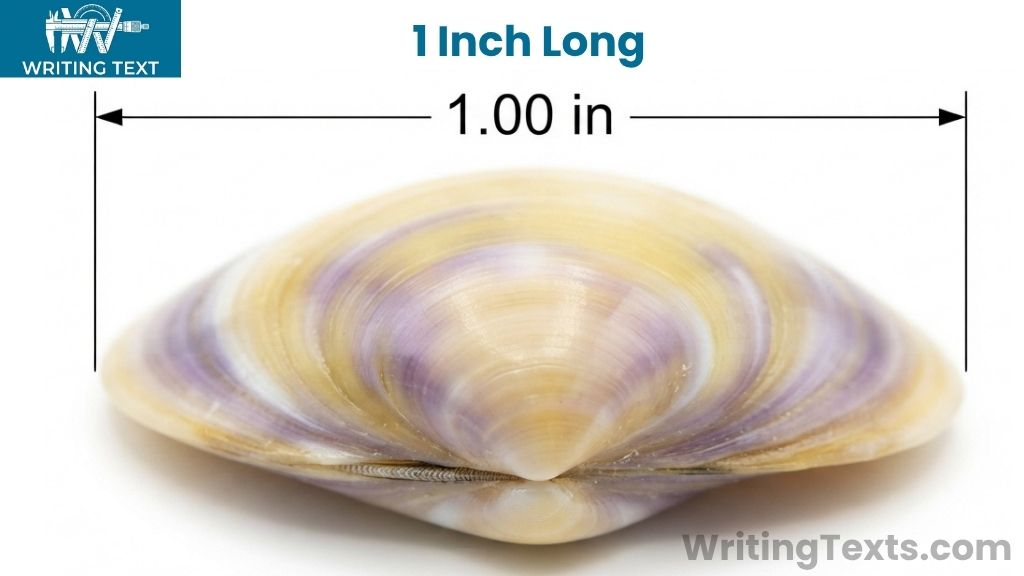 Coquina Seashell That Is 1 Inch Long