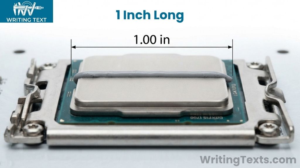 CPU Thermal Paste That Is 1 Inches Long