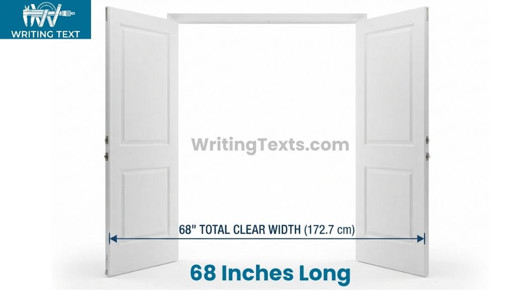 Double Door Setup That Are 68 Inches Long