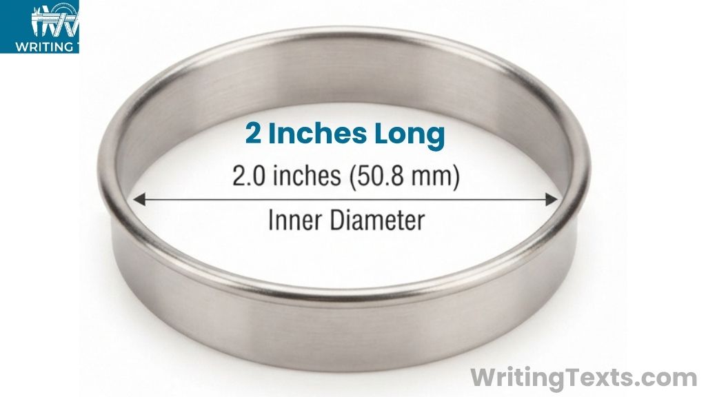 Egg Poaching Ring That Is 2 Inches Long